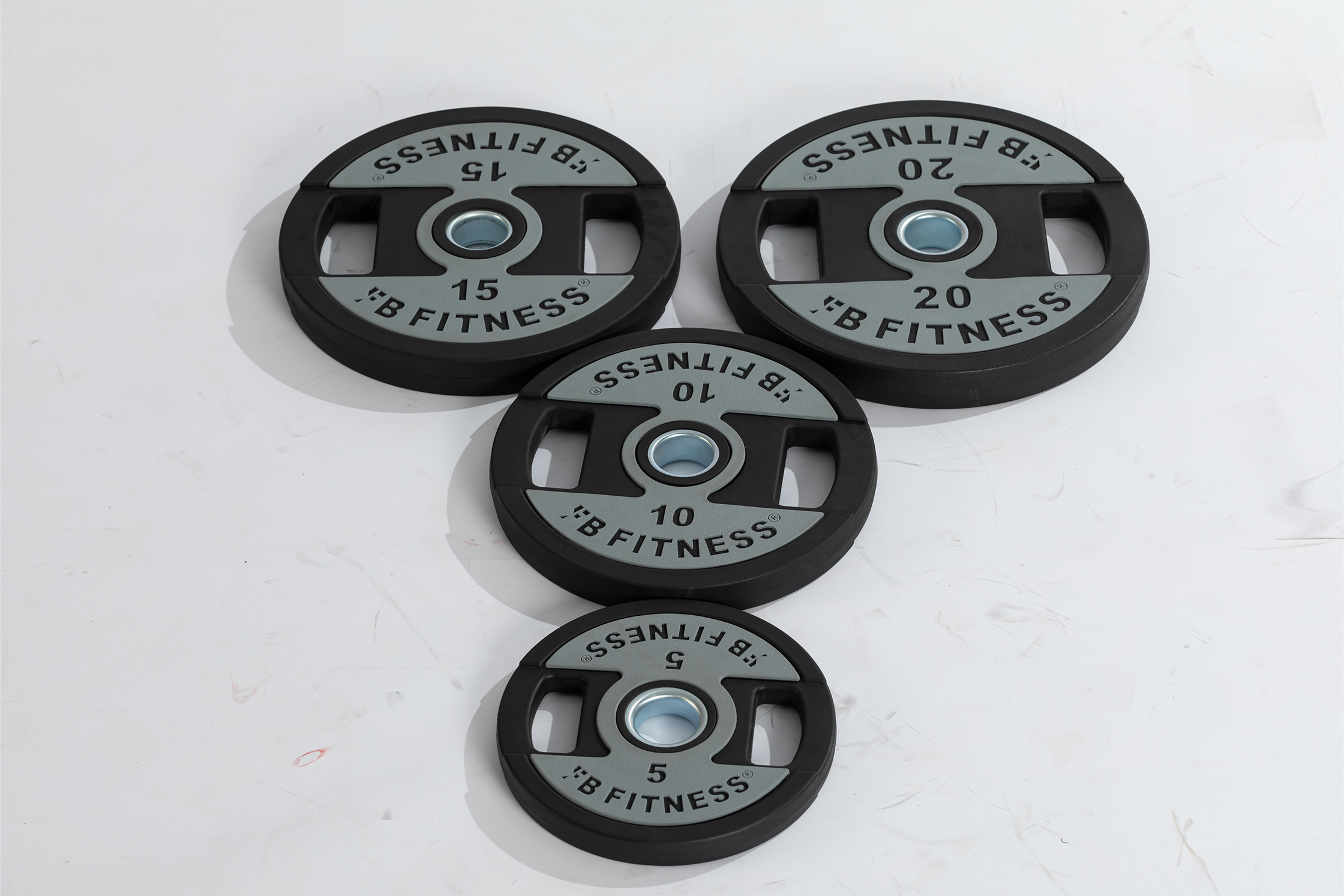 Rubber coated bell pads